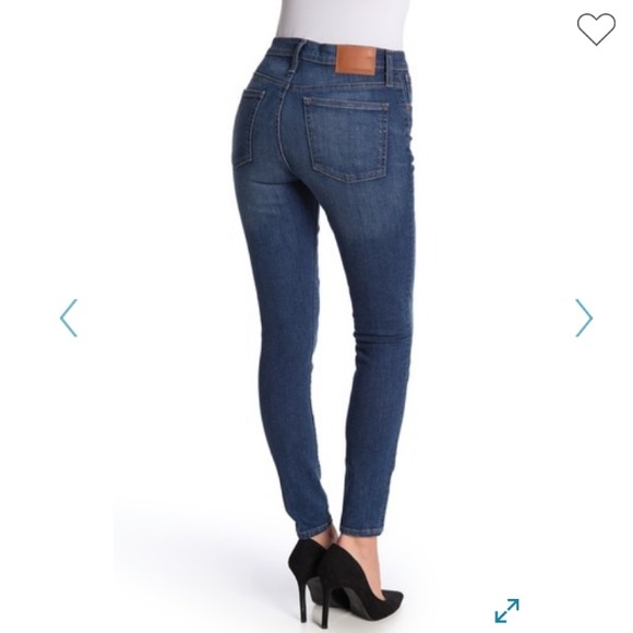 Jcrew 9” High Rise Skinny Dark Indigo Jeans 27 - Picture 7 of 7